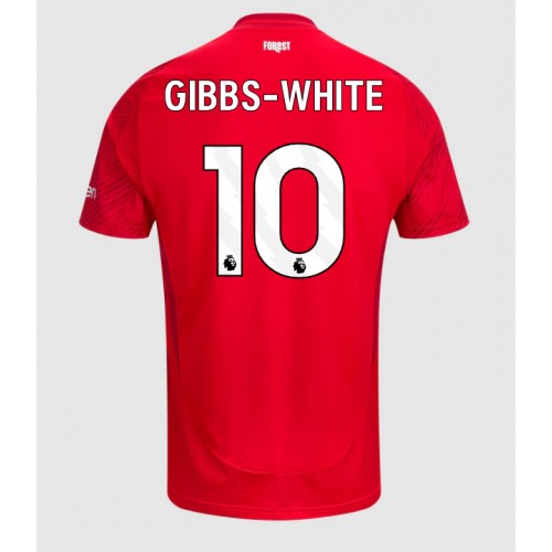 Moški Nogometni dresi Nottingham Forest Morgan Gibbs-White #10 Domači 2024-25 Kratek Rokav